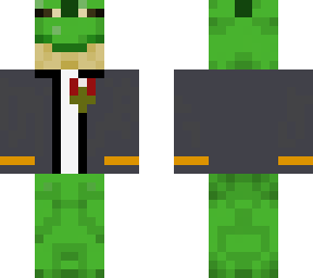 frog with suit