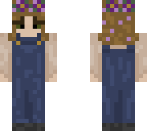 someone with a flower crown