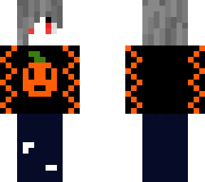 spooky pumpkin sweater girl