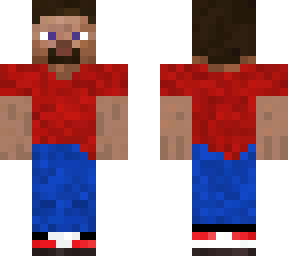 steve red shirt