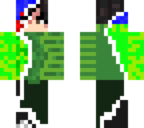 cybor glitch green boy