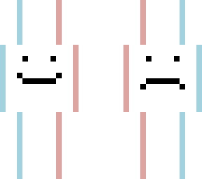 glitched smile