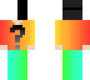 gradient clothes guy with mask