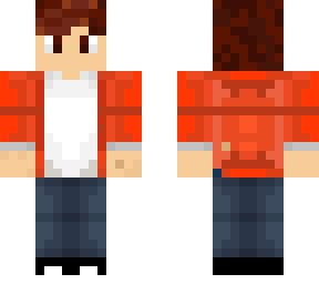 guy with orange jacket