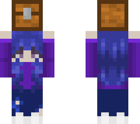 lilac // carrying a chest