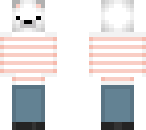 polar bear in jumper