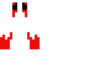 white skin with blood