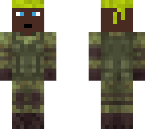 bald soldier with bandanna (yellow)