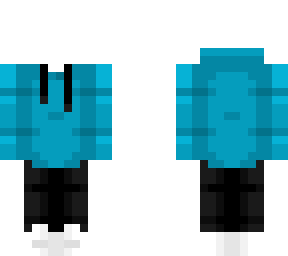 blue hoodie