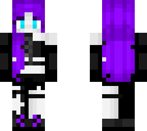 purple hair cyberpunk