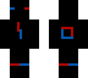 red black blue