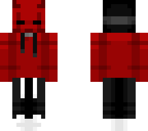 red hoodie