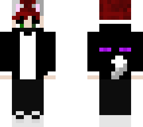 wolf boy w/ enderman sweatshirt