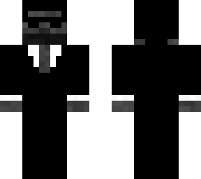 Black and white suit | Minecraft Skin