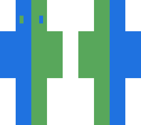 blue and green