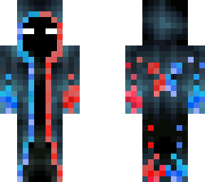 blue and red mage with 3-d special effects