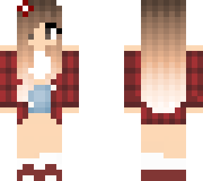 chica con camiseta roja (hermahorse)