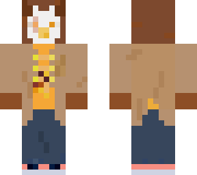 cold owl with a coat