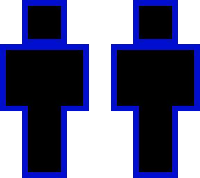 deep blue neon outline (4px)