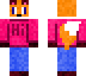 fox in a sweater