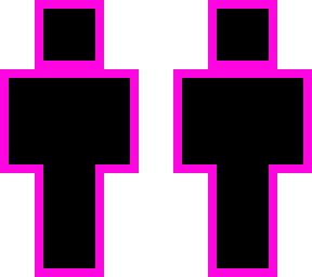 pink neon outline (4px)(please read desc)