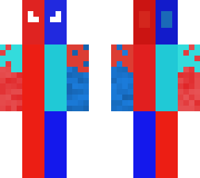 red and blue!