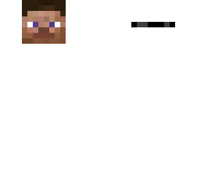 white blob with steve mask