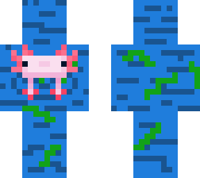 axilotl in the ocean