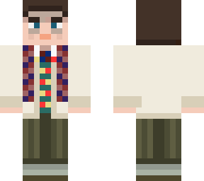 doctor who - seventh doctor (white coat - scarf)