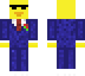 duckin dark blue suit