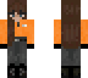 equestrian- orange outfit