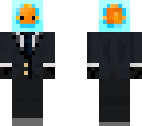 fish in a suit