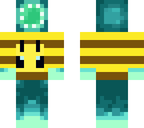 glow squid with bee shirt