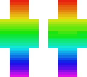 neon rainbow skin