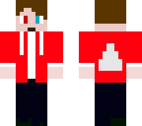 plain, mutli-coloured eyed, youtube jacket skin called joe