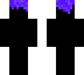 purple slime on head