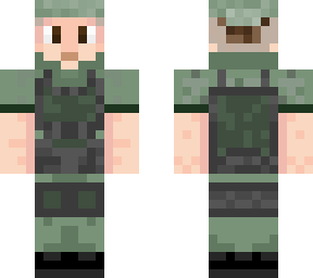 short sleeved marine with a bandana