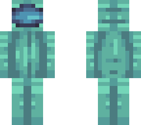 among us - cyan crewmate