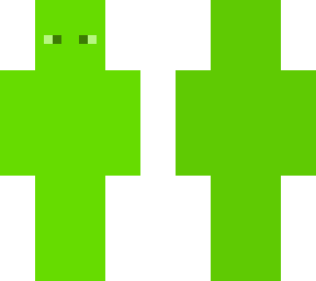 green and orange man