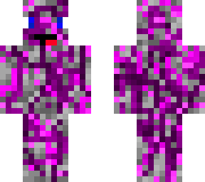 pink moss with face