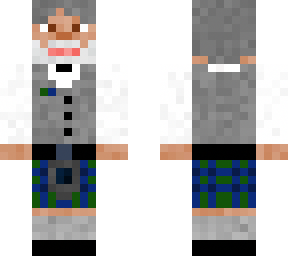 scottish kilt, older gent