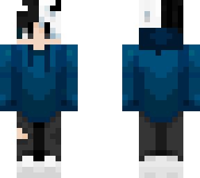 blue hood