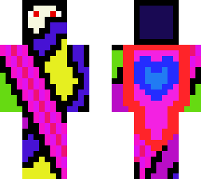 evil colorfull man