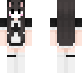 neko maid mask girl