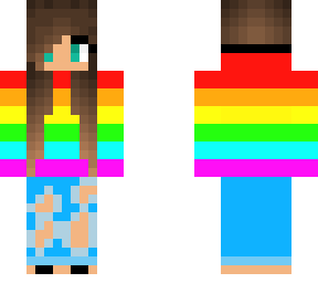 rainbow girl