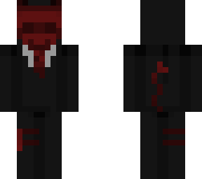 red auction party suit