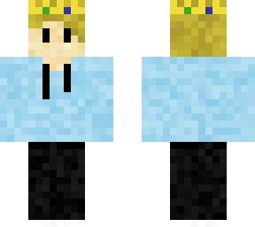 blonde crown boy remake (blue)
