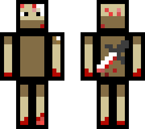 blood soaked marketable plushie