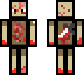 blood soaked marketable plushie without plushie head