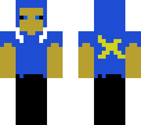 blue x